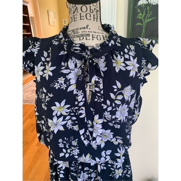 Banana Republic Ruffle Neck Midi - Picture 3 of 9